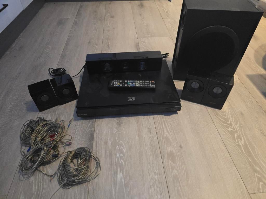 Samsung Surround Set - Blu-ray Speler, Gebruikt, Blu-ray-speler, 70 watt of meer, Ophalen of Verzenden