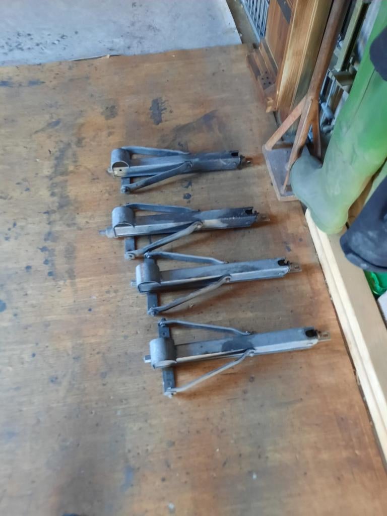 Uitdraaipoten vouwwagen, Ophalen of Verzenden, Gebruikt