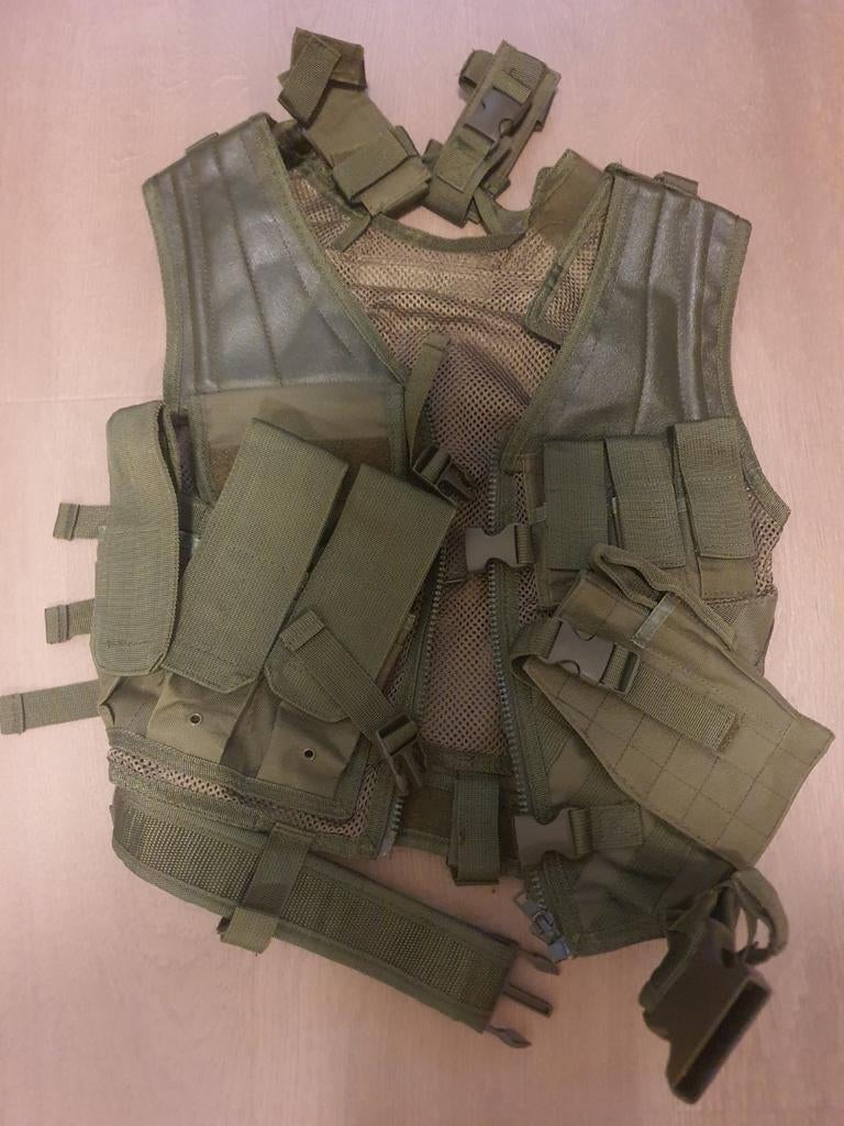Tactische vest airsoft - Nieuwstaat, Ophalen of Verzenden, Zo goed als nieuw