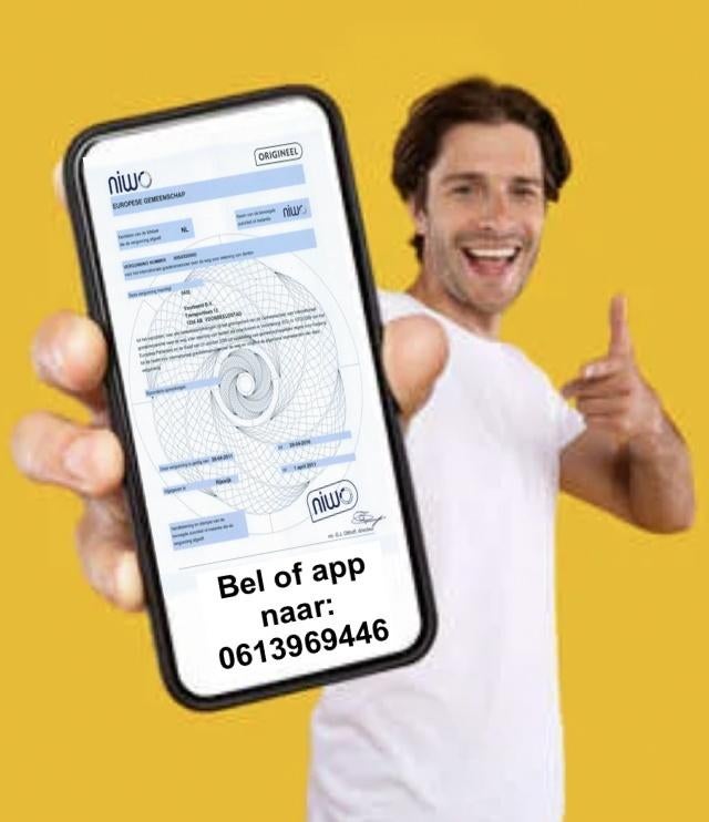 Niwo Eurovergunning voor Koeriers (PostNL, Dynalogic & DHL), Tot en met 24 uur, Overige niveaus, Overige vormen