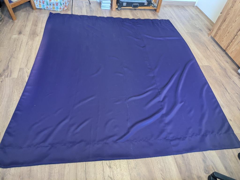 Paars gordijn, Gebruikt, Overige kleuren, 200 cm of meer, Ophalen of Verzenden