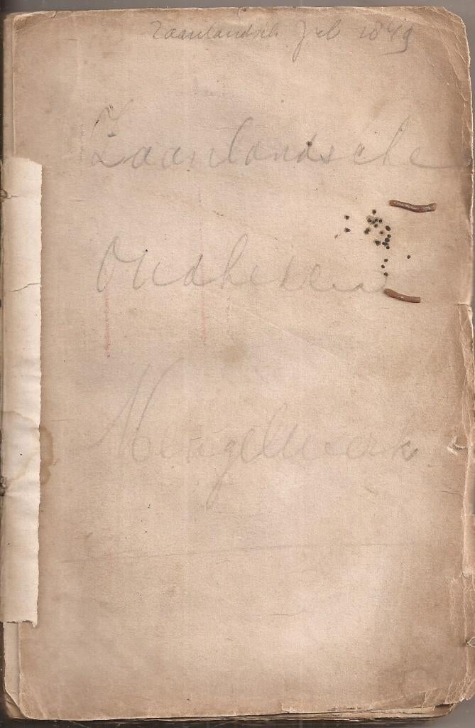 Zaanlandsch Jaarboekje, voor het jaar 1849 Met platen 9e Jrg, Antiek en Kunst, Ophalen of Verzenden