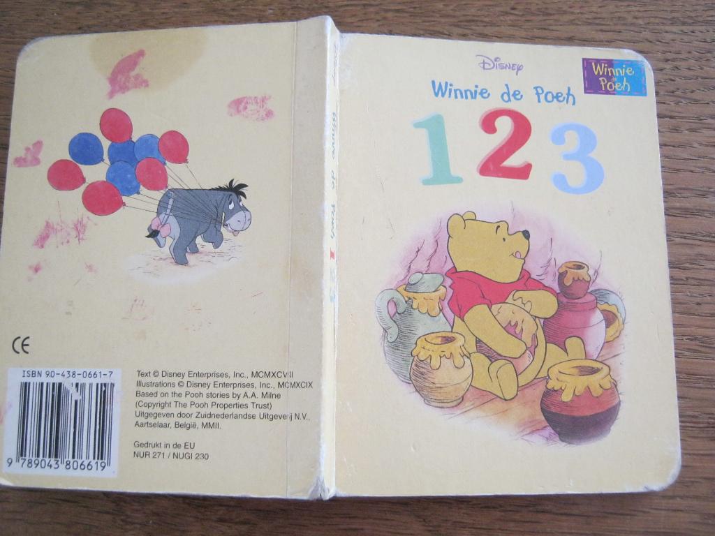 Disney  Sesamstraat  kleuter/peuter boekjes 3 voor € 3,--, Ophalen of Verzenden, Winnie de Poeh of vrienden, Gebruikt, Overige typen