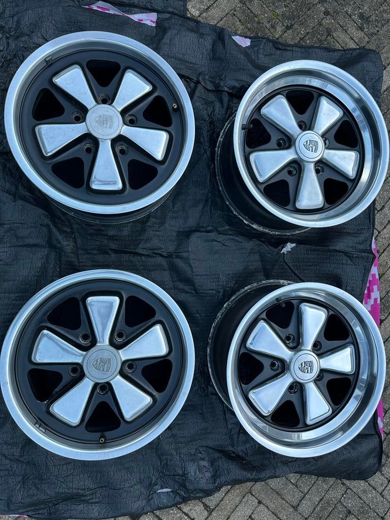 Originele Porsche Fuchs Velgen 15 inch 6j en 7j, Ophalen, Gebruikt, 15 inch, Velg(en)
