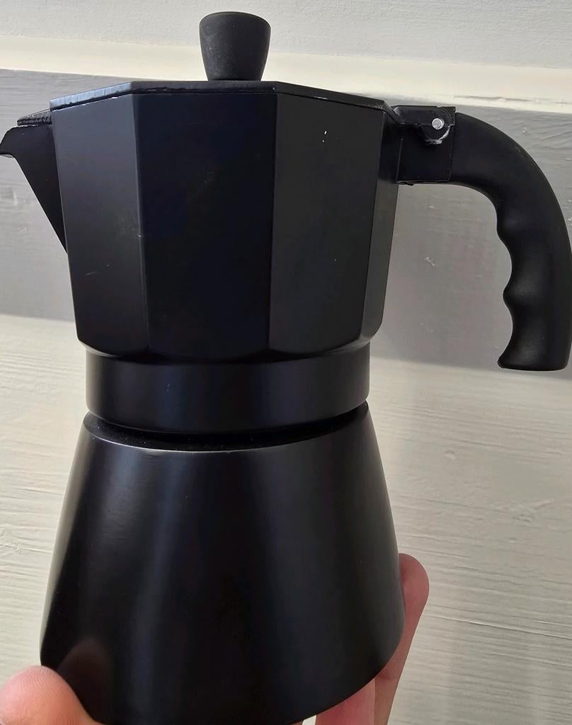 NIEUWE Zwarte Koffiezetter - Espressomaker, Ophalen, Nieuw