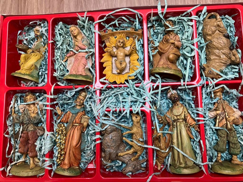 Kerststal beeldjes, Diversen, Kerst, Ophalen of Verzenden, Zo goed als nieuw