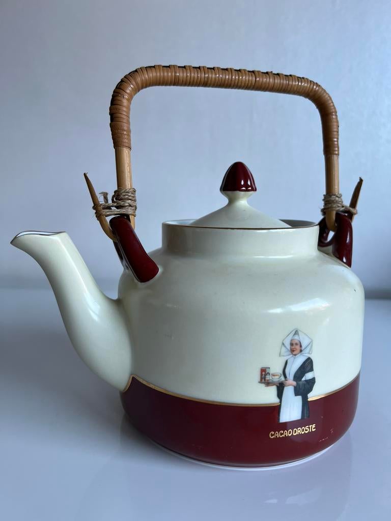 Vintage DROSTE Cacao Holland Verpleegster Chocolade Kan  60s, Ophalen of Verzenden