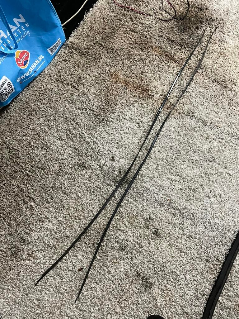 Rubbers strippen voor quartett dorpel lijsten/kappen golf 1, Ophalen of Verzenden, Gebruikt, Links, Volkswagen