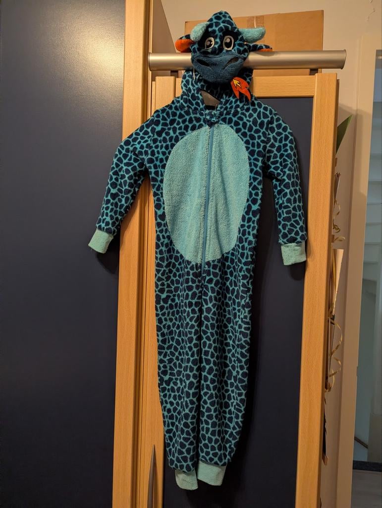 Monster Koe Onesie Maat 98/104, Ophalen of Verzenden, Gebruikt, 104 of kleiner, Jongen of Meisje