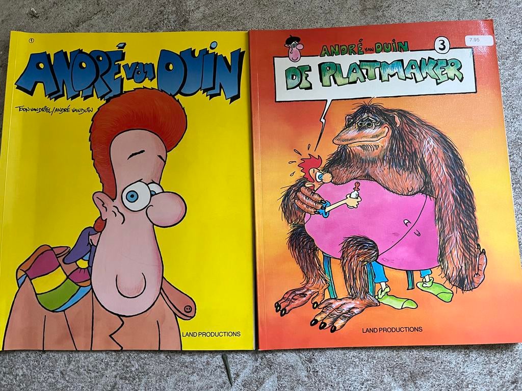 André van Duin stripboeken - De Platmaaker en meer, Boeken, Stripboeken, Meerdere stripboeken, Ophalen of Verzenden, Gelezen