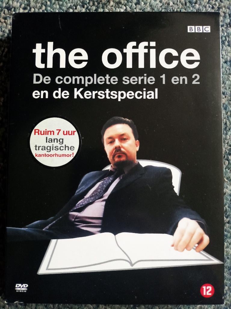 The Office serie 1, 2, kerstspecials Ricky Gervais, Cd's en Dvd's, Alle leeftijden, Boxset, Ophalen of Verzenden, Zo goed als nieuw