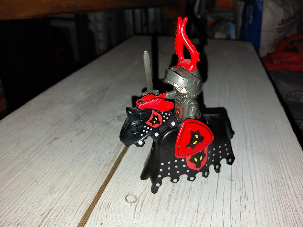 Playmobil Wolven Ridder - Zeldzaam!, Ophalen of Verzenden, Gebruikt, Los playmobil