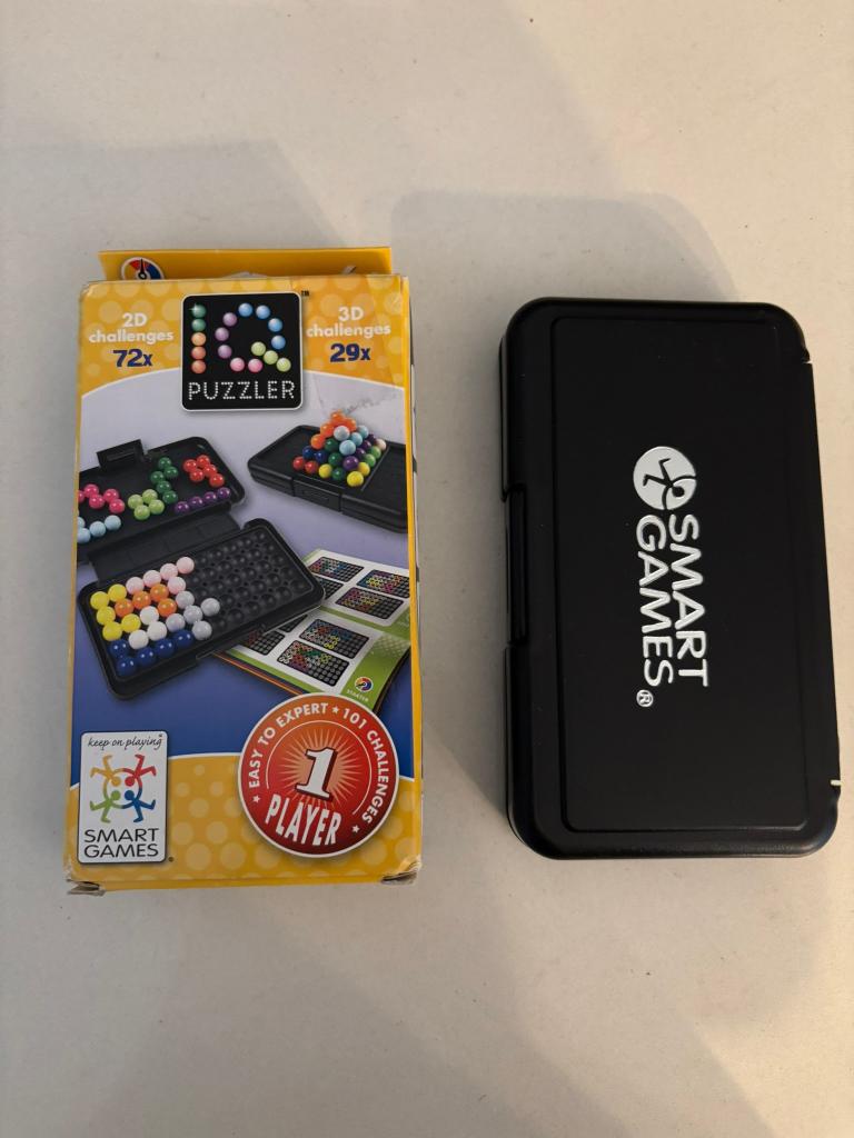 Smartgames iq puzzler - logisch denkspel 1 speler als nieuw!, Ophalen of Verzenden, Zo goed als nieuw, Puzzelen
