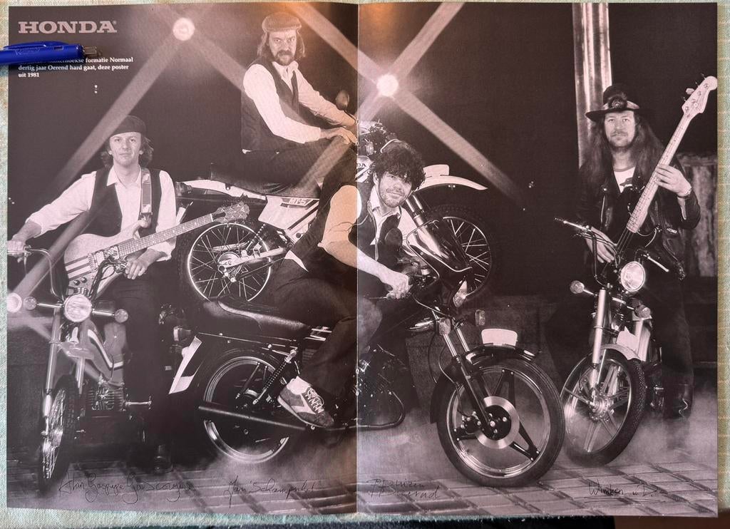 Poster met Normaal op Honda MT-5 MB-5 PX50, Verzenden, Zo goed als nieuw, Motoren