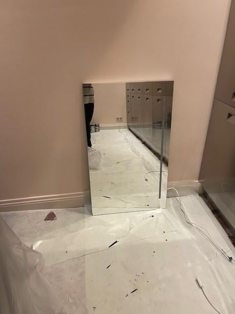 2 Prachtige badkamerspiegels zo goed als nieuw, Ophalen of Verzenden, Zo goed als nieuw, Overige kleuren, Overige typen