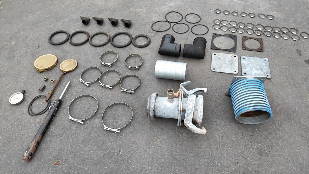 Onderdelen voor mesttank en zodebemester, Ophalen