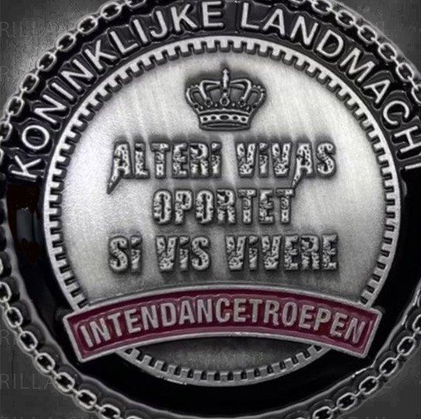 Intendance Coins, Verzamelen, Ophalen, Landmacht, Nederland, Embleem of Badge