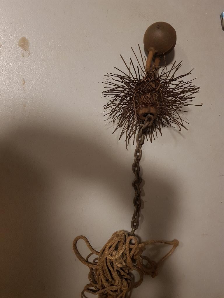 Schoorsteen veegset, Ophalen of Verzenden, Gebruikt