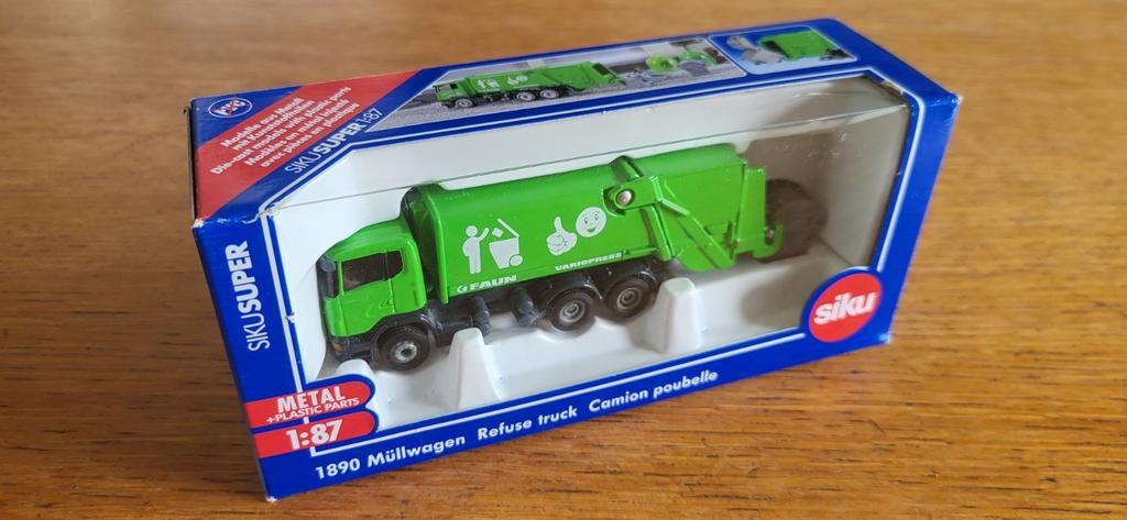Siku 1890 scania vuilniswagen, Hobby en Vrije tijd, Ophalen of Verzenden, Nieuw, Bus of Vrachtwagen, SIKU