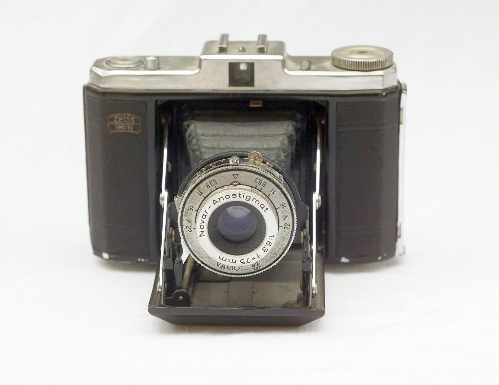 *Zeiss Ikon Nettar 517/16 met Novar 75mm f6.3 (517716), Ophalen of Verzenden, Compact, Overige Merken