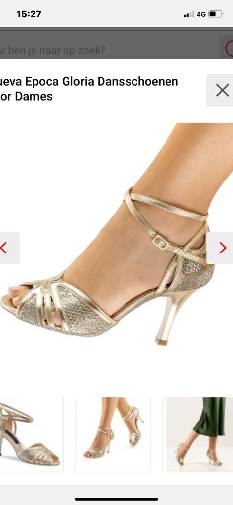 Nueva Epoca Gloria  dansschoenen maat:38(5), Ophalen of Verzenden, Zo goed als nieuw, Schoenen