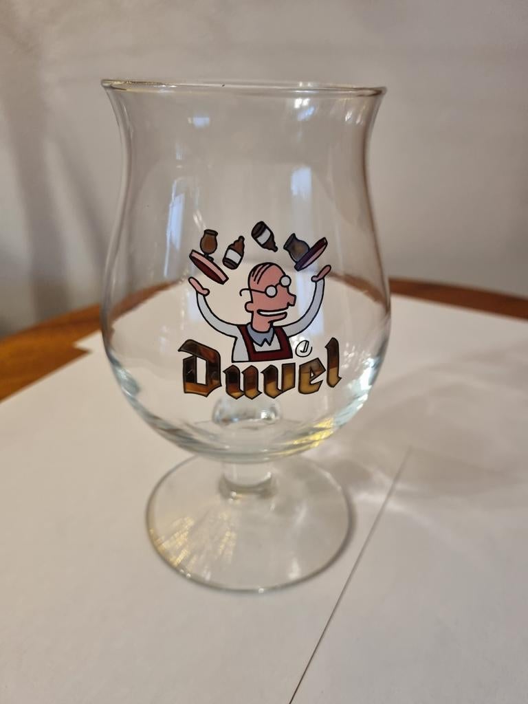 Duvel bier glas, het jaar 2000, Ophalen of Verzenden, Nieuw, Glas of Glazen, Duvel