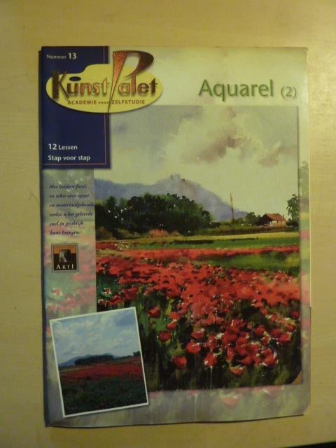 Kunstpalet nr 13 - Aquarel 2, Ophalen of Verzenden, Zo goed als nieuw, Overige onderwerpen
