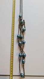 ketting turkoois/zilver, Sieraden, Tassen en Uiterlijk, Kettingen, Verzenden, Zo goed als nieuw, Zilver, Overige materialen