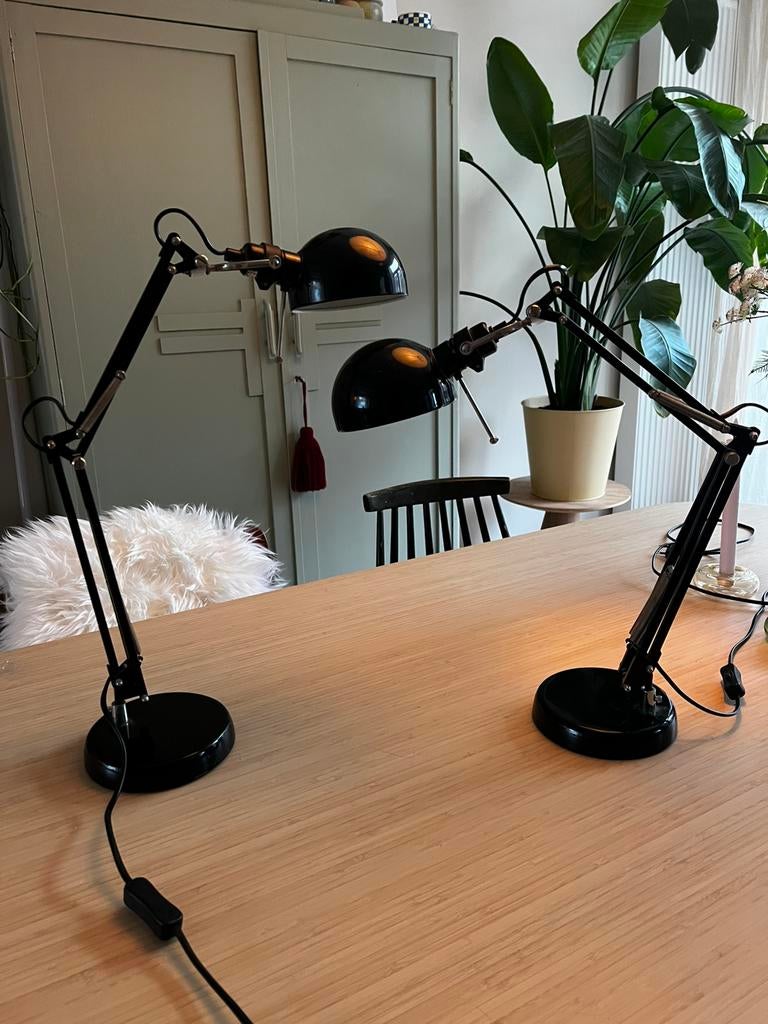 IKEA Forsa lamp - 2 stuks, Huis en Inrichting, Lampen | Tafellampen, Ophalen, Zo goed als nieuw, Minder dan 50 cm