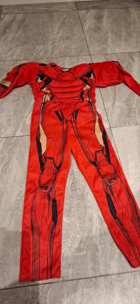 Iron Man Pak Maat 134/140 - Superhelden Kostuum, Ophalen, Zo goed als nieuw, 134 t/m 140, Jongen