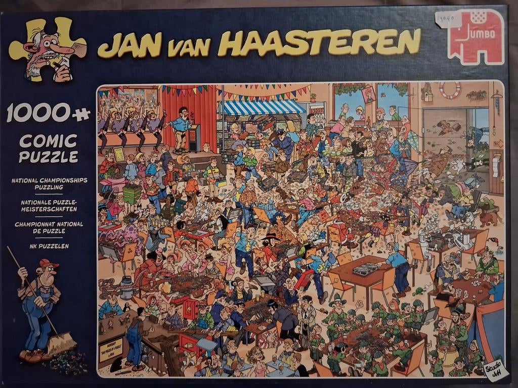 Jan van Haasteren NK puzzelen te koop/te ruil, Ophalen of Verzenden, 500 t/m 1500 stukjes, Gebruikt, Legpuzzel