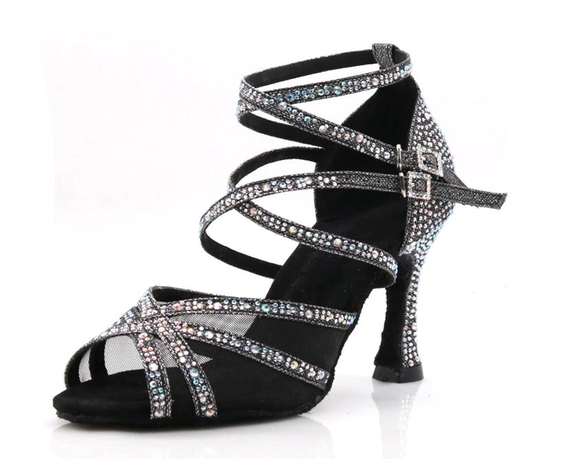 Zwarte glitter dans hakken salsa dames hoge dansschoenen, Kleding | Dames, Schoenen, Nieuw, Dansschoenen, Zwart, Verzenden