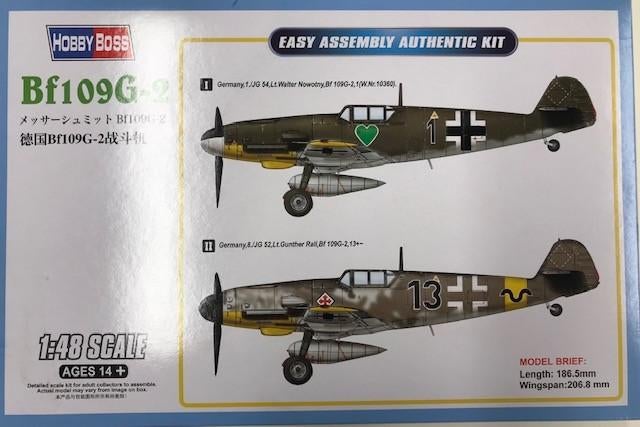 Coelianmodels, Hobby Boss, 81750, Bf 109G-2, 1/48, € 23,-, Overige merken, Nieuw, Ophalen of Verzenden, Groter dan 1:72