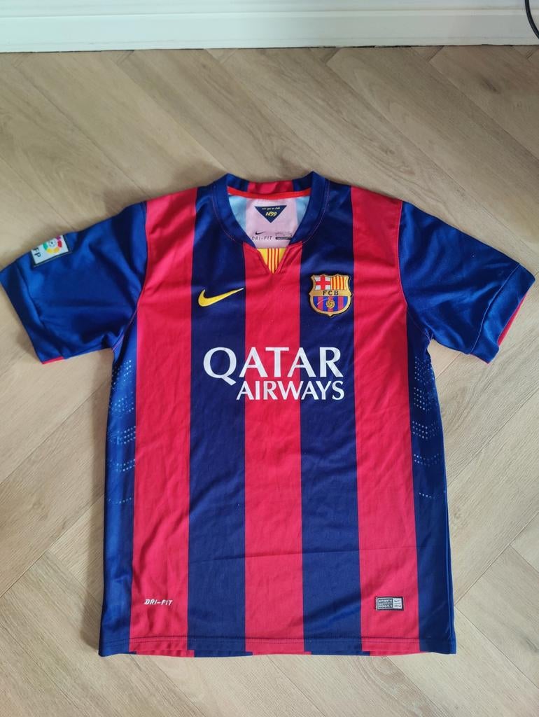 FC Barcelona Shirt 2014 Luiz Suarez, Maat 38/40 (M), Blauw, Overige typen, Nike
