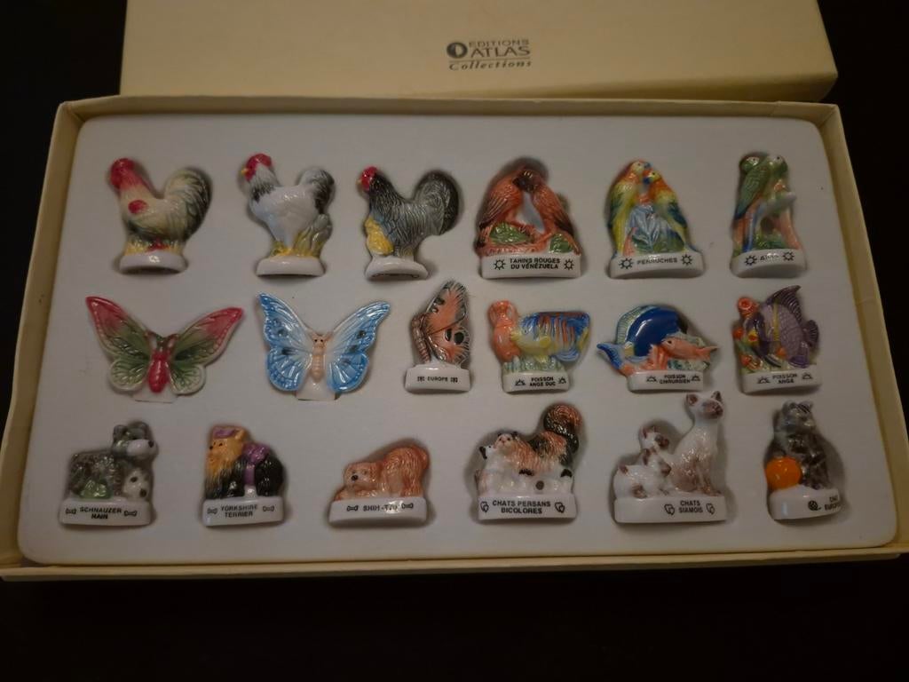 Atlas Fèves Frankrijk - 18 stuks in doos, Verzamelen, Ophalen of Verzenden, Nieuw