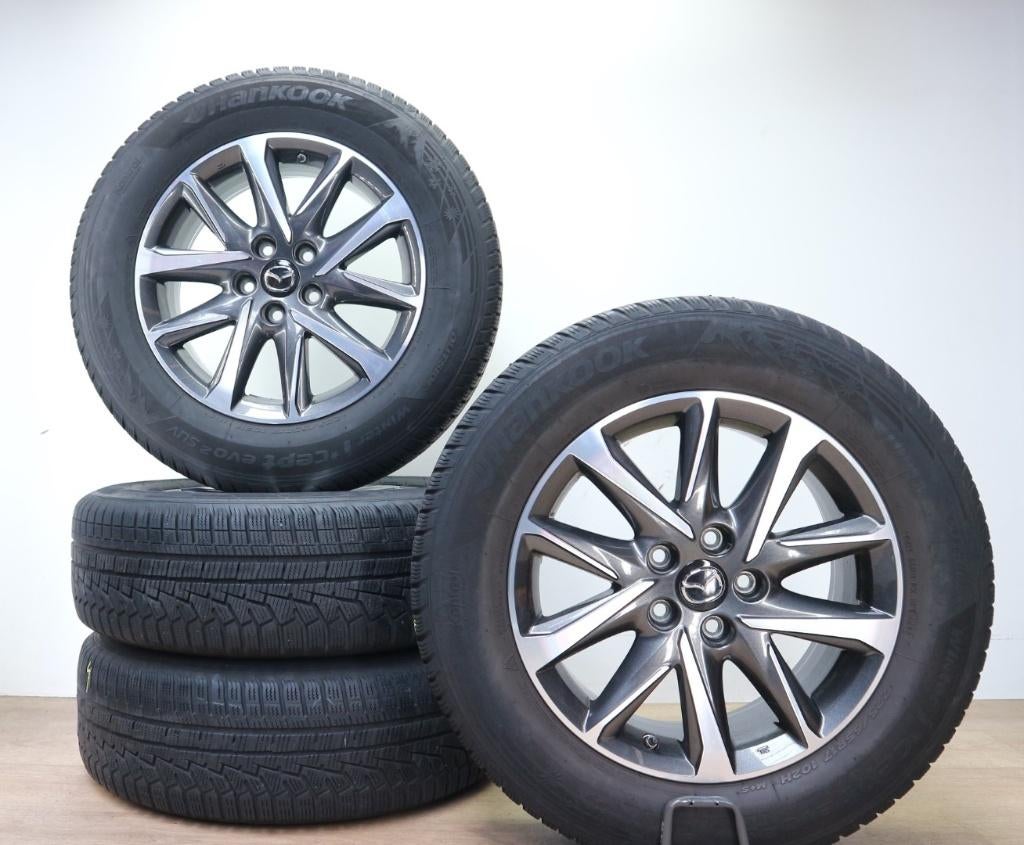 Mazda CX5 CX-5 velgen 17 inch+winterbanden 5 x 114,3, Gebruikt, Banden en Velgen, 17 inch, Nvt