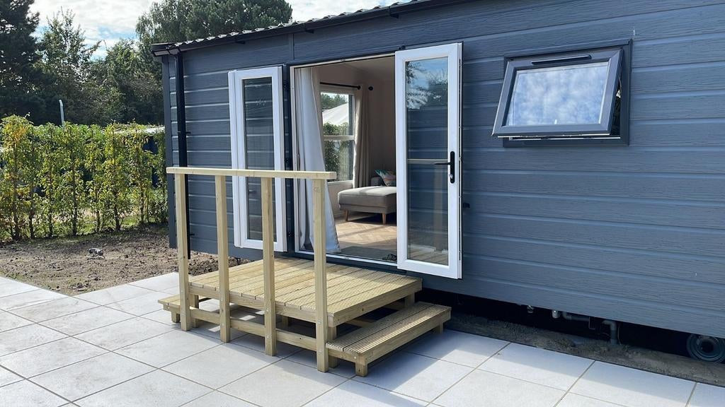 Stevige bordestrap kan ookmet  leuning 2 zijden te betreden, Caravans en Kamperen, Caravan accessoires, Nieuw, Ophalen