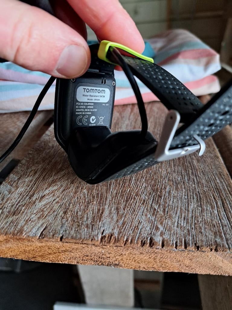 Tomtom runner 8RS00 sport horloge, Hoogte, Zwart, Ophalen of Verzenden, Zo goed als nieuw