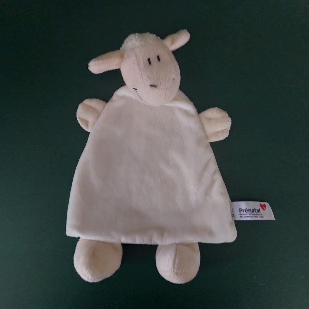 Prenatal schaapje knuffeldoekje schaap Prenatal, ., Overige typen, Ophalen of Verzenden, Zo goed als nieuw