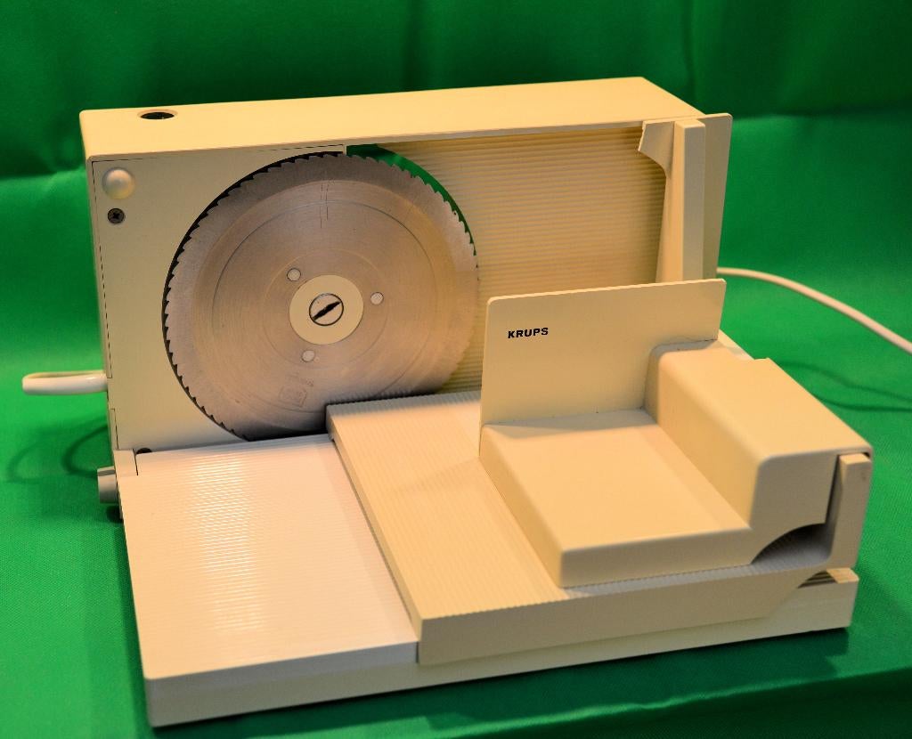 Krups elektrische snijmachine, Ophalen of Verzenden, Gebruikt