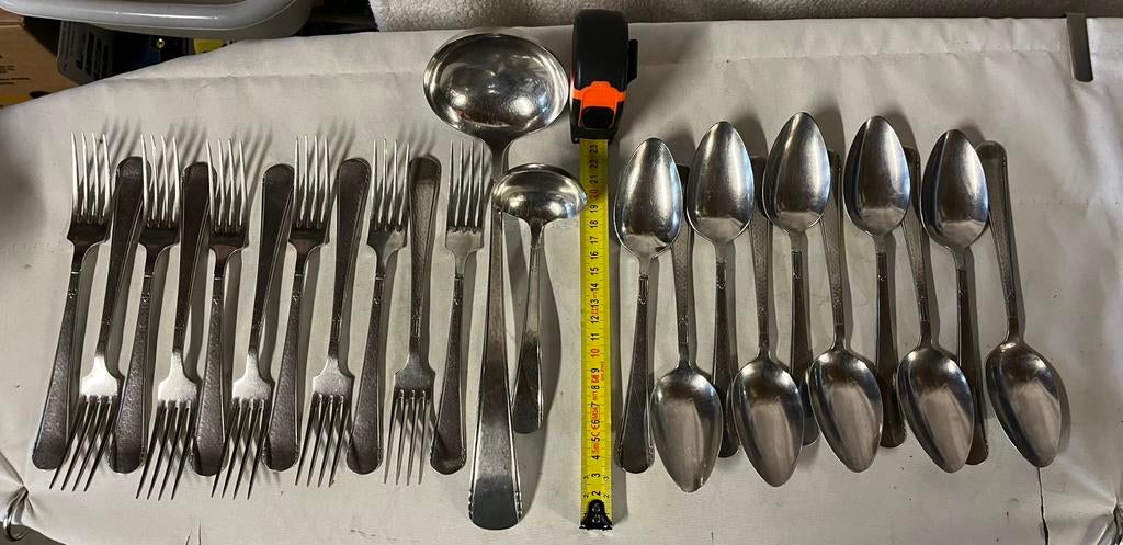 Los bestek, Ophalen of Verzenden, Gebruikt, Rvs of Chroom, Los bestek