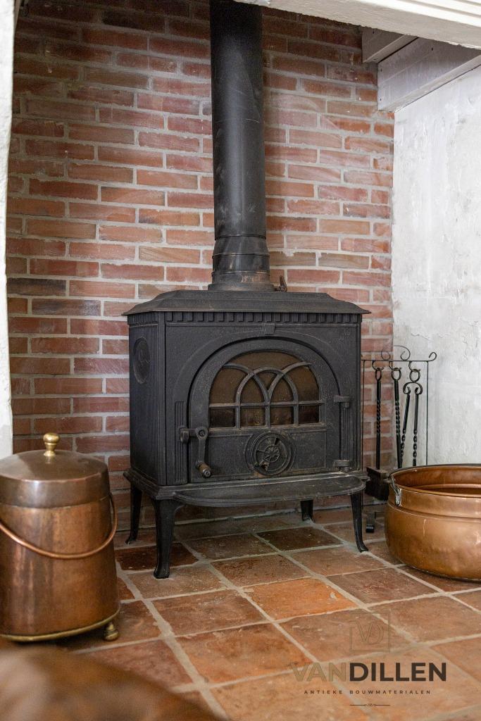 Antieke oude terracotta plavuizen / estrikken 21x21 2.000M2, Gebruikt, Steen of Klei, Minder dan 50 cm, Ophalen of Verzenden