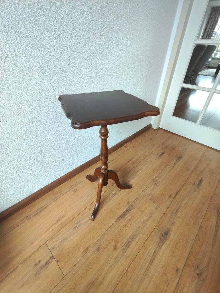 Antiek wijntafeltje bijzettafel mahonie retro vintage, Antiek en Kunst, Antiek | Meubels | Tafels, Ophalen
