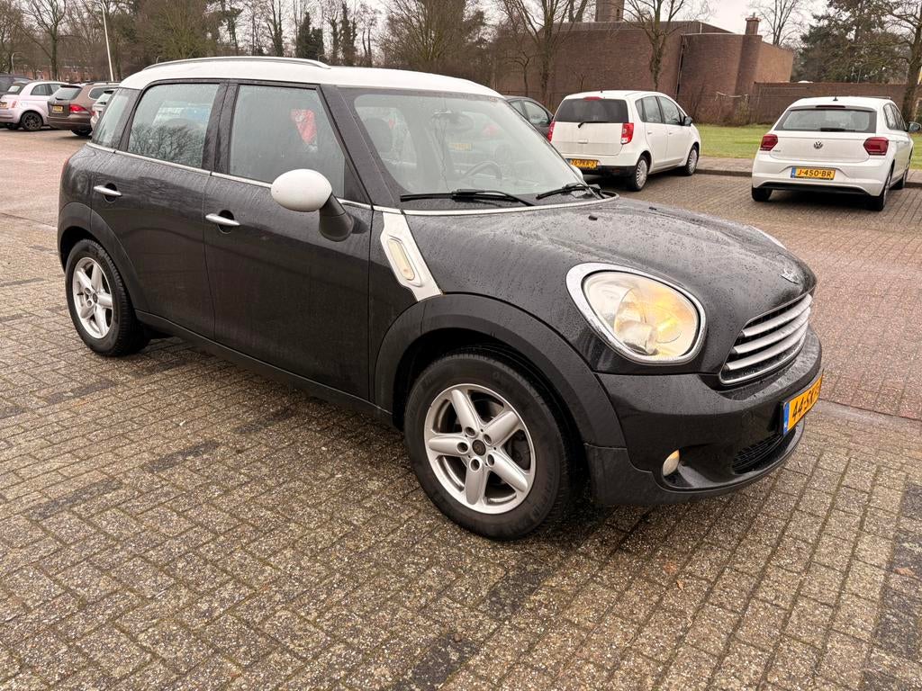 Mini Countryman 1.6 Cooper 2011dubbel panoramadak, Voorwielaandrijving, Euro 5, Zwart, Bluetooth