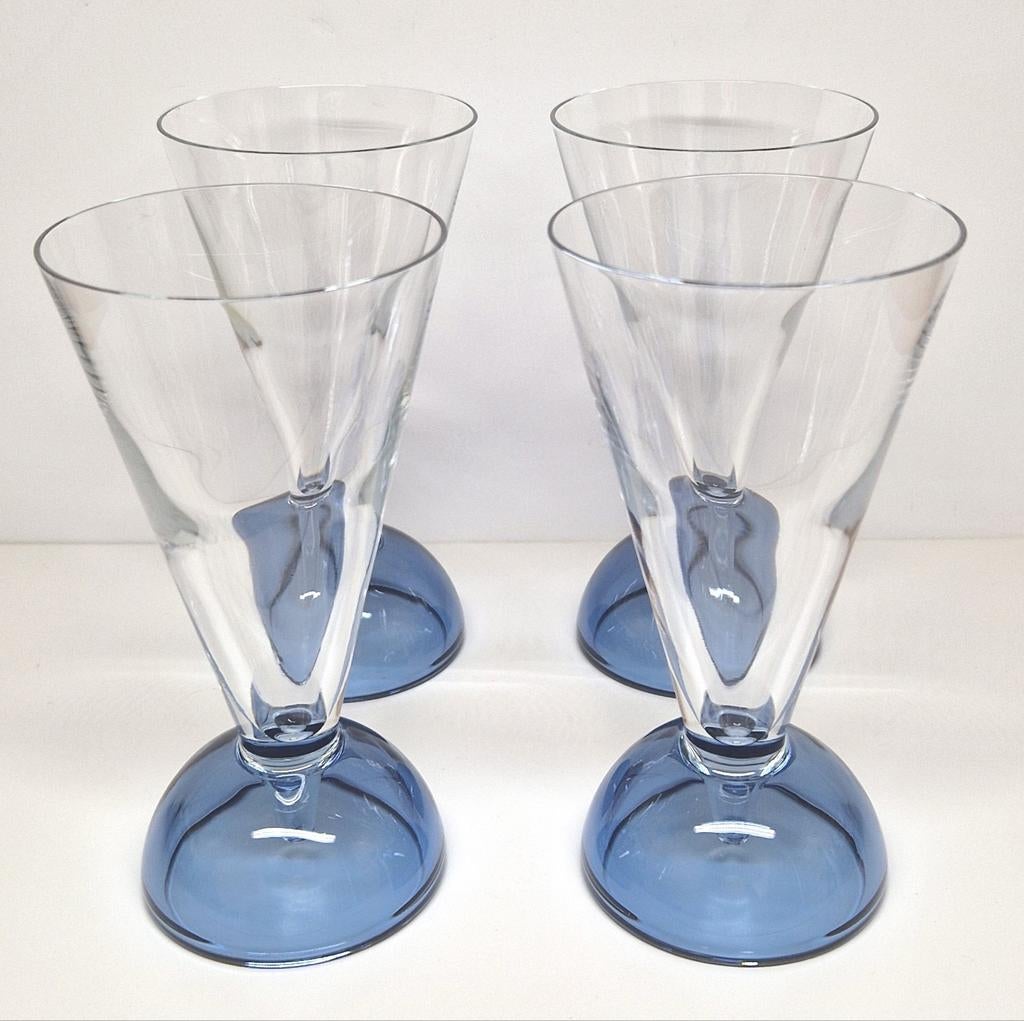 Vintage Luigi Bormioli Tintoretto likeurglazen, Italië 1990, Huis en Inrichting, Keuken | Servies, Zo goed als nieuw, Glas of Glazen