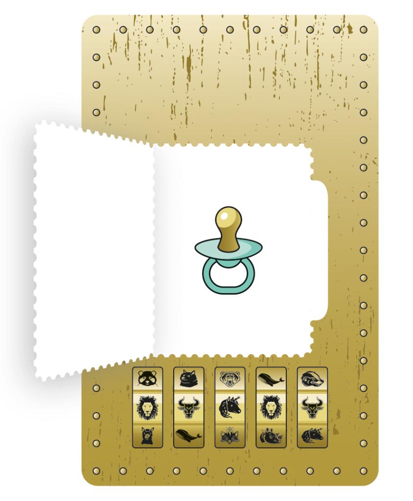 Crypto stamp fopspeen, Postzegels en Munten, Postzegels | Nederland, Ophalen of Verzenden, Na 1940, Postfris