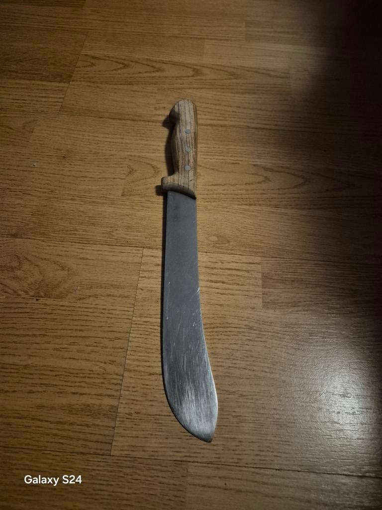 F.Dick blokmes  slagersmes, Ophalen of Verzenden, Zo goed als nieuw, Rvs of Chroom