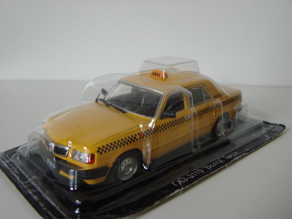 Gaz- 3110 Volga Russische Taxi, Hobby en Vrije tijd, Modelauto's | 1:43, Ophalen of Verzenden, Nieuw, Auto, Overige merken