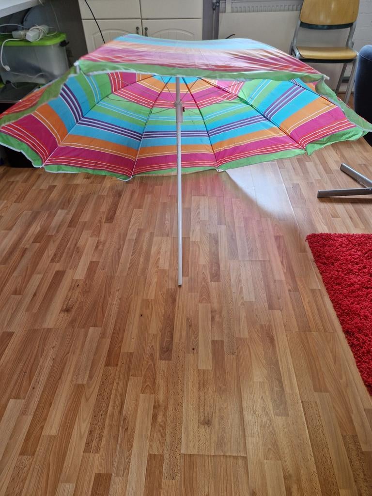 Gebruikte parasol - knik werkt niet, Tuin en Terras, Parasols, Ophalen, Gebruikt, 1 tot 2 meter, Stokparasol