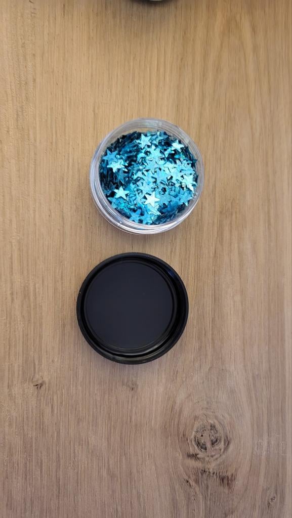 Schmink sterretjes blauw carnaval vastelaovend, Ophalen of Verzenden, Nieuw, Schmink, Carnaval